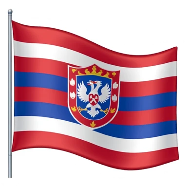 A flag of republic of srpska sticker