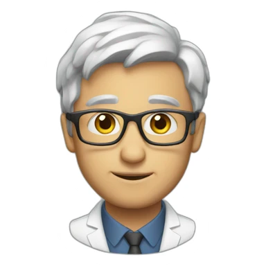 Prof beau sticker