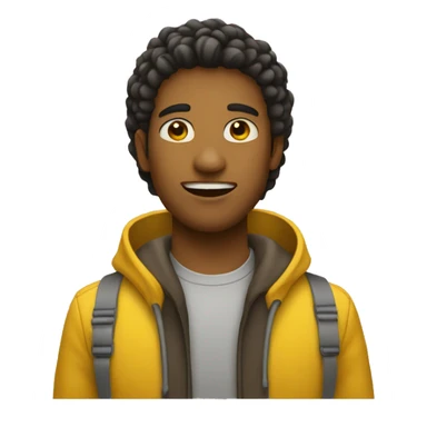 emoji amarillo sticker