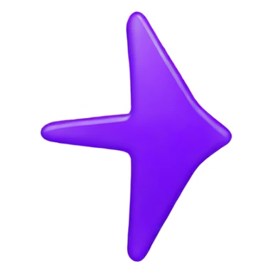 Purple Arrow Pointing Down sticker