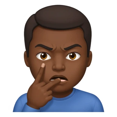 😱😡👿Kuchh Aisa Hi image Rahe Jo Apne Munh per ungali Rakhe Hue silent Rahe Uske Jaisa bahut image bnao sticker