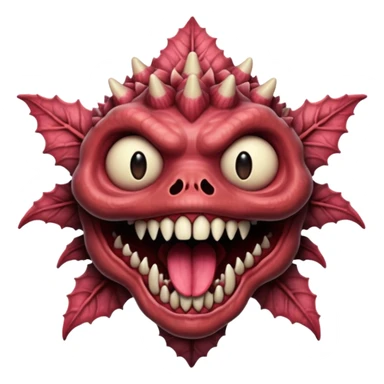 Make a demogorgan emoji sticker