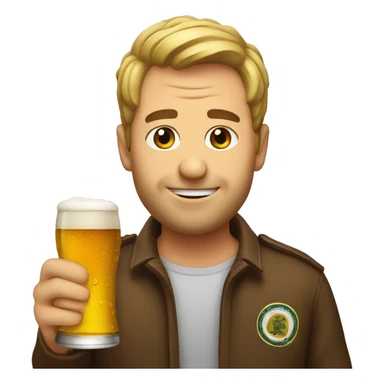 Beer emoji sticker