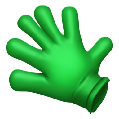 green gauntlet glove sticker