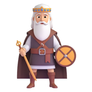 Anglo-Saxon man sticker