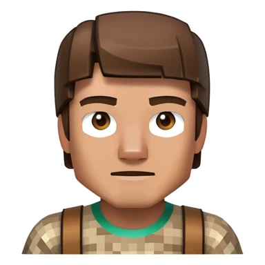 Steve from Minecraft sticker