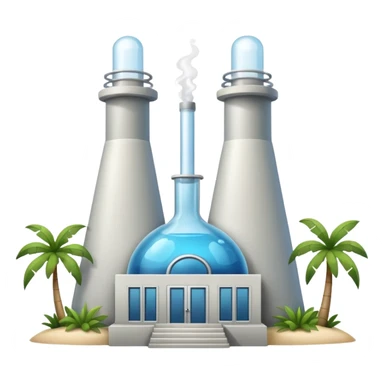 buildings of a laboratory like CRIOBE in French Polynesia
 sticker
