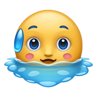 Um laço azul sticker