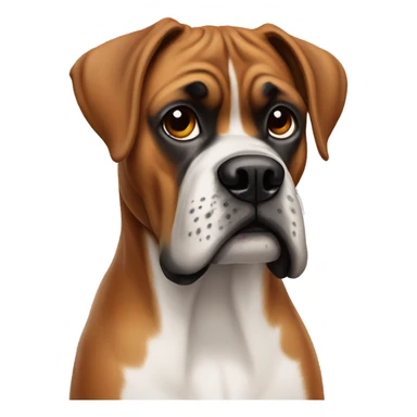 German Boxer dog sticker