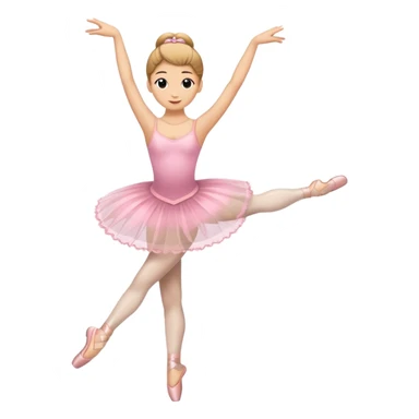 Emoji de bailarina de ballet  sticker