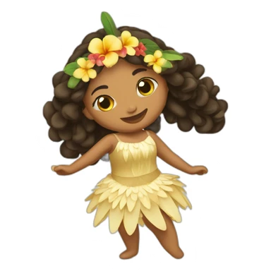 Danseuse tahitiennes   sticker
