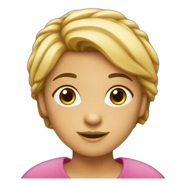 fille avec d’écoute sticker