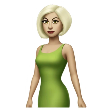 shrek lady gaga sticker