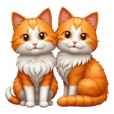 cats playing sticker