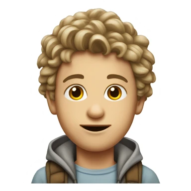 Jongen als duivel  sticker