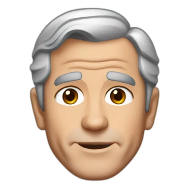 pink hair George W. Bush sticker