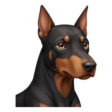 Doberman sticker
