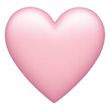 Cute light pink love heart sticker