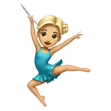 Aerialist girl sticker