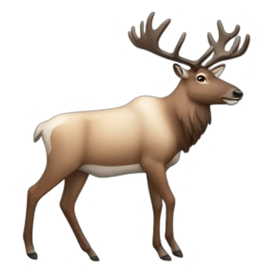 Full body Caribou sticker