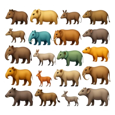 all ancient animals sticker