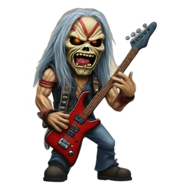 steve harris iron maiden sticker