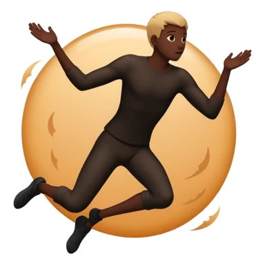 hunger falling into the void sticker