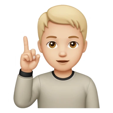 Cute face with middle finger  sticker