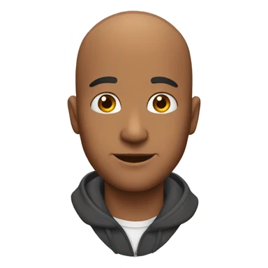 bald dad sticker