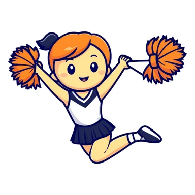 Cheerleader  sticker