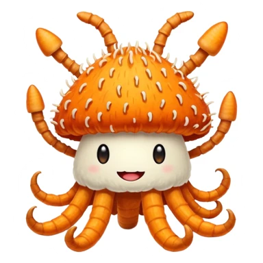 happy mushroom cordyceps sticker