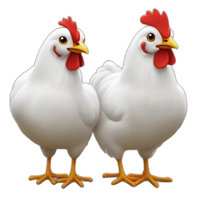 Poule, quenelle et kiri sticker