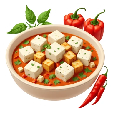 Act as Emoji expert and generate Masala paneer and paneer emojie sticker