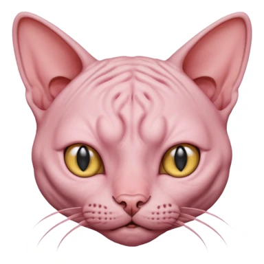 Hairless cat sticker