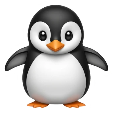 Hazme un emoji de un pingüino sticker