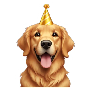 Golden Retriever Birthday  sticker