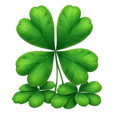 clover with 5 leaves (not 4) sticker