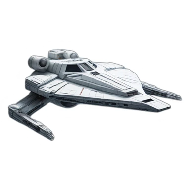 A star wars spaceship sticker