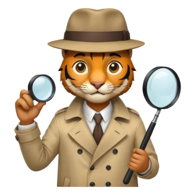 tiger Detective  sticker