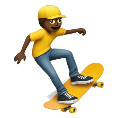 Skateboard riding on a narrow curb sticker