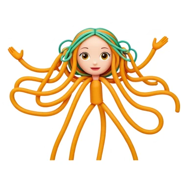 Betty spaghetti doll sticker