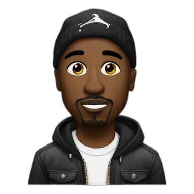 Tupac shakur sticker