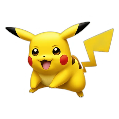 Pikachu qui est heureux sticker