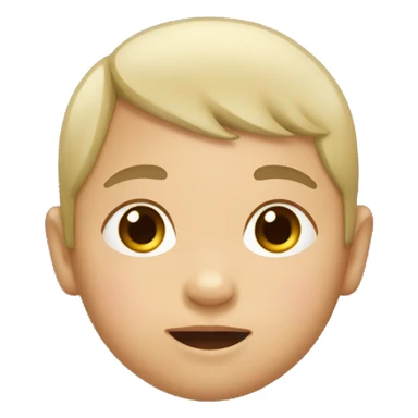 An  Asian  infant's  upper  body. sticker