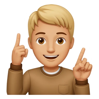 Happy face with middle finger sticker