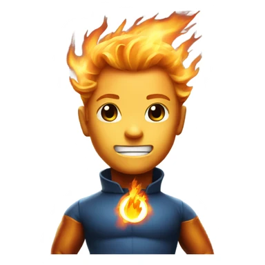 The Human Torch sticker