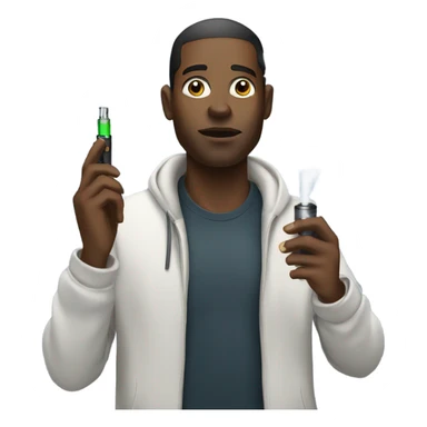 black guy smoking blink sticker