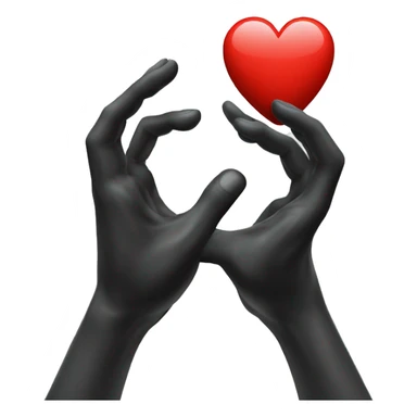 steve jobs heart love hand sticker