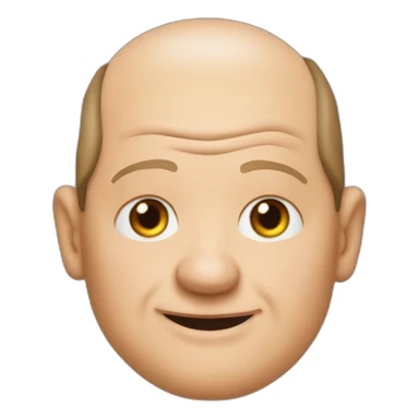 Olaf Scholz als joda sticker