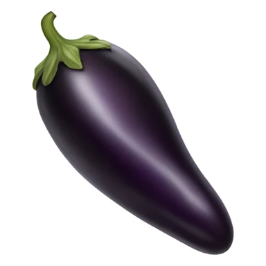 Big black hairy eggplant sticker